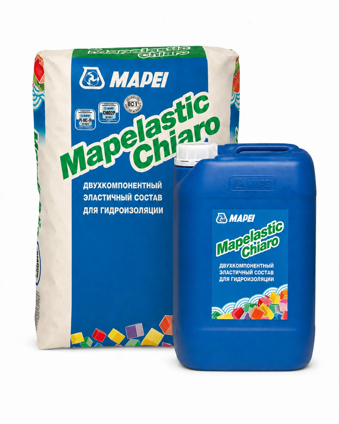 Состав Mapelastic Chiaro двухкомпонентный эластичный от компании «Астар-групп»